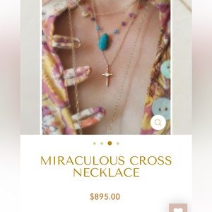 Communion by Joy Miraculous Cross Necklace